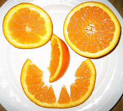 лицо апельсин